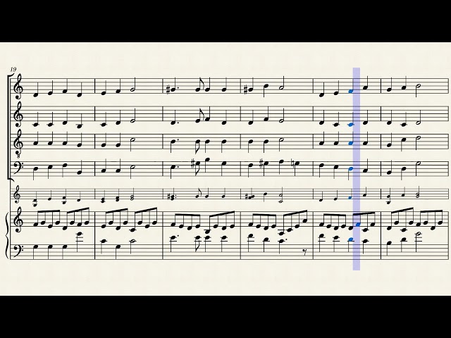 Oh, What a Merry Christmas Day – Mickey's Christmas Carol for EN/FR Choir (PDF in the description)