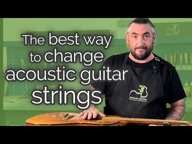 How to change the strings of your acoustic guitar? - Complete tutorial