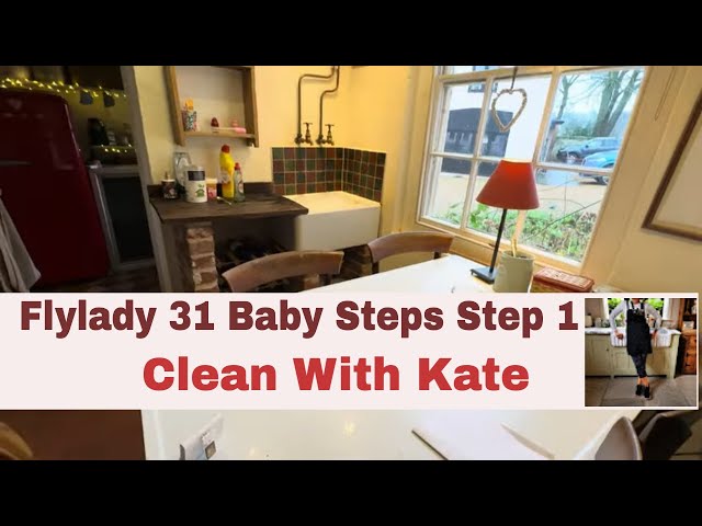 FlyLady Baby Step 1 Part 1 Shine My Sink Clean With Kate #flyladysystem #babysteps #flylady