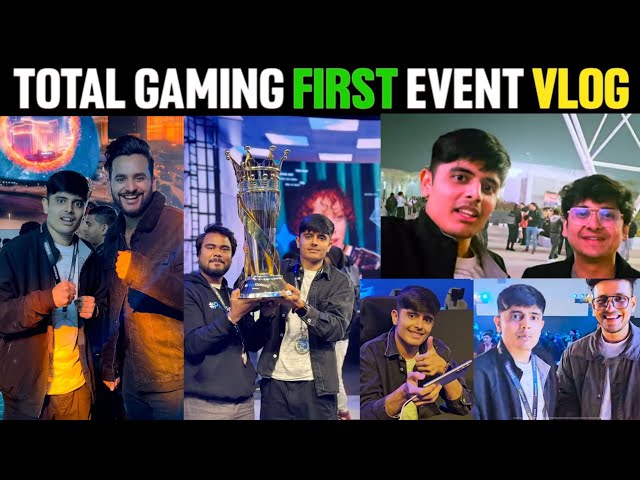 TOTAL GAMING FIRST EVENT VLOG |AJJUBHAI MET BGMI YOUTUBERS |AJJUBHAI VLOG |TOTAL GAMING #playgalaxy