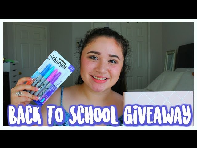 BACK TO SCHOOL HAUL + GIVEAWAY 2018!