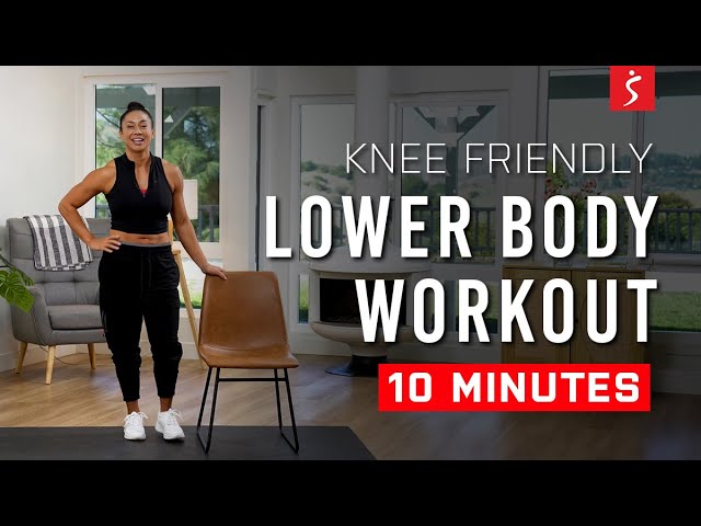 10 Min BEGINNER Knee-Friendly Lower Body Strength - No Equipment