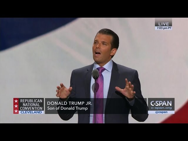 Donald Trump, Jr. FULL REMARKS GOP Convention (C-SPAN)