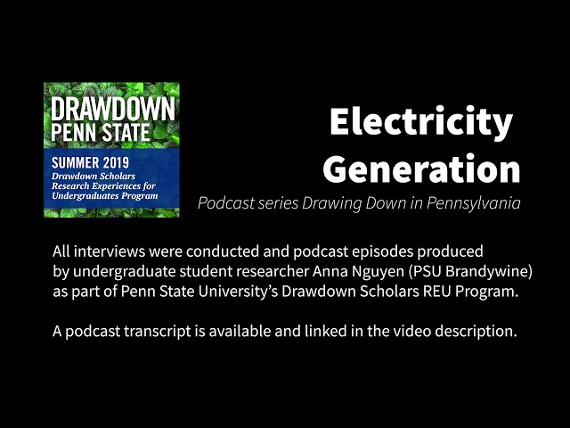 Electricity Generation Sector for Pennsylvania