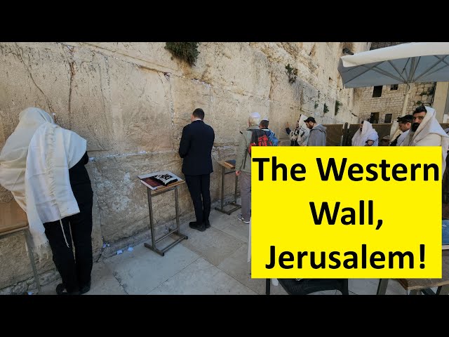 A Visit to the Holy Jewish Site – the Western Wall, Jerusalem, on Thursday, the Day of Torah Reading