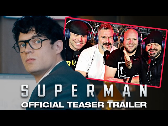 Superman - Official Teaser Trailer Reaction | David Corenswet, Rachel Brosnahan, Nicholas Hoult