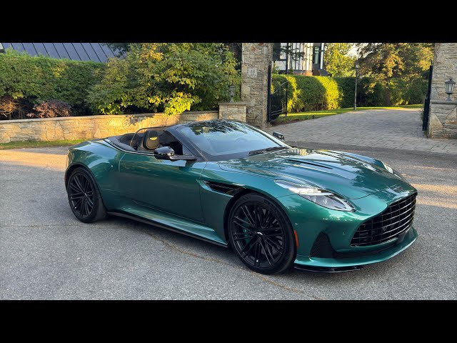 2024 Aston Martin DB12 Volante - Revs + Walkaround in 4k