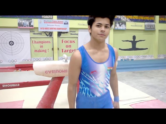 Siddharth Nigam Training for Pro Gymnastics League