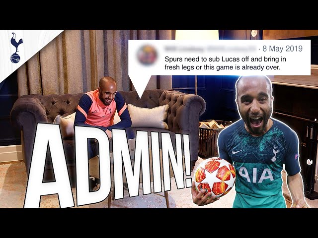 "Sub Lucas off at half-time vs Ajax?" 😳 | Lucas Moura replies to YOUR comments | ADMIN SPURS