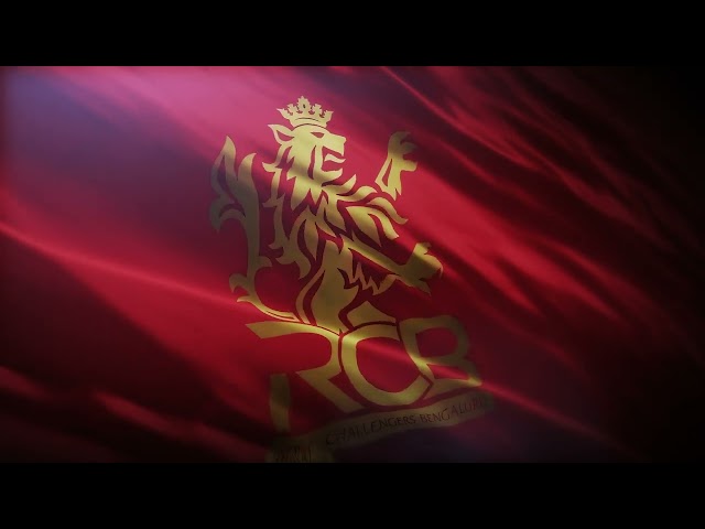 RCB Flag in 4K - Stunning Animated Screensaver for IPL Fans! 🏏🔥