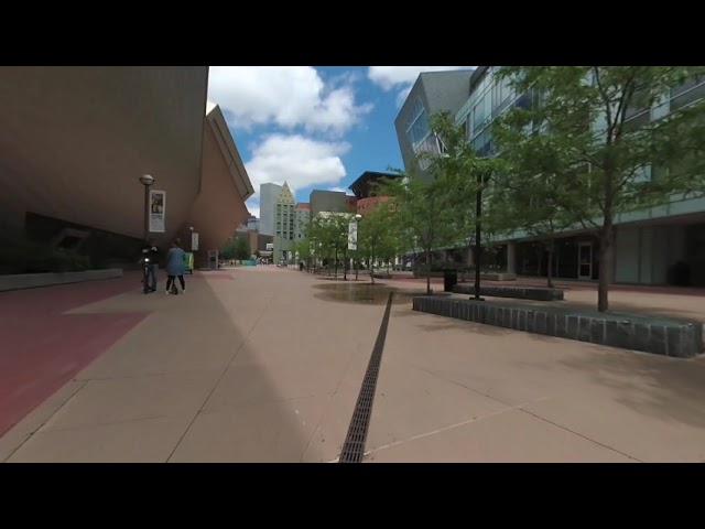 Touring and Walking Around Denver Art Museum, Colorado VR180 3D VR 180 +stb +sa20