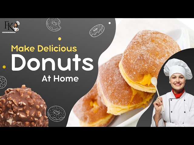 Make Delicious Donuts at Home | Easy Donuts Recipe @FoodiesKitchen777  #donutsasmr