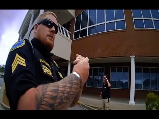 “Cop Cam Chronicles" Cops versus security guard. ￼