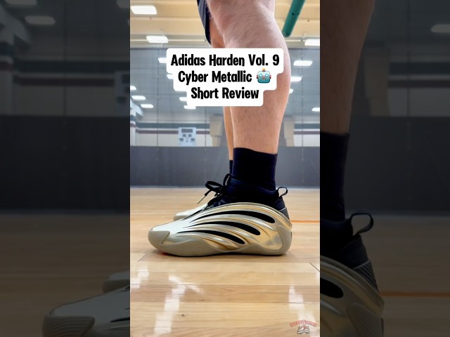 Adidas Harden Vol. 9 “Cyber Metallic” On Feet & In Hand Looks - Short Review #shorts #jamesharden