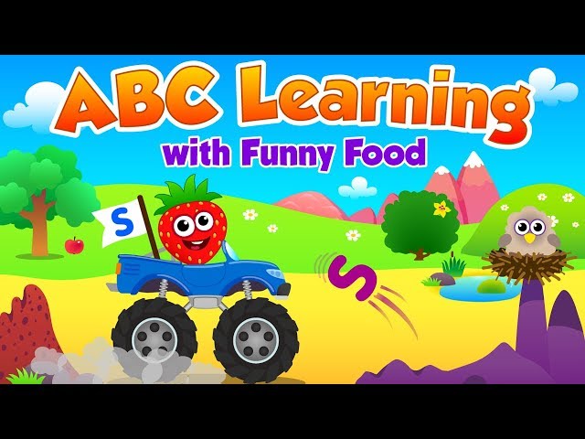 ABC Learning with Funny Food.