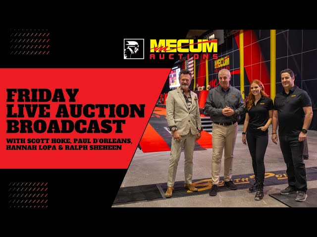 Live Motorcycle Auction: Mecum Vegas with Scott Hoke, Paul D'Orleans, Ralph Sheheen & Hannah Lopa