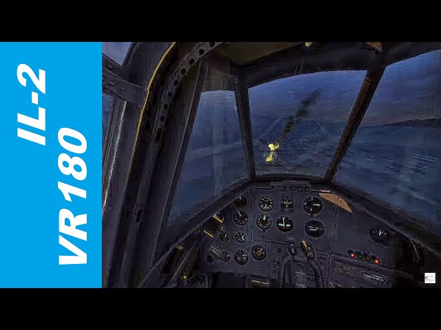 Lights in the Dark - Fly in VR180 Flight Simulator IL-2 Sturmovik