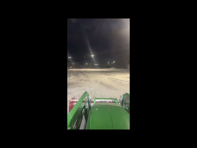 Efficient Snow Removal with a John Deere Tractor | Heavy-Duty Winter Clearing"