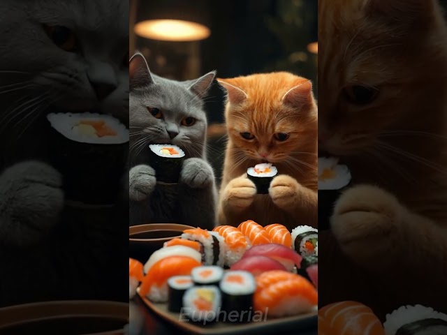 Cats Eating 🍽️ | Long Edition – Relaxing Meow Feast!