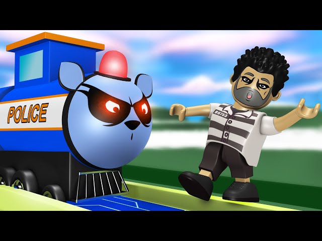 Police Train Catching The Thief - Cartoon Police Car for Kids - Toy Factory Train Cartoon