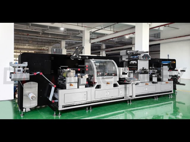 DBZS-370 Multi function digital label sticker finishing silk screen and die cutting machine