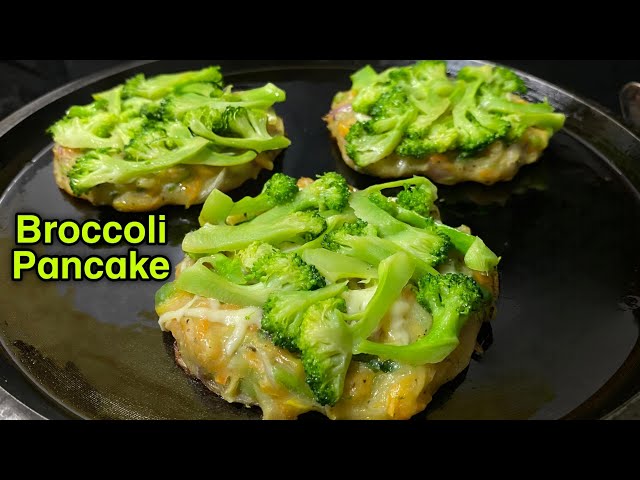 Broccoli Indian Pancake | instant breakfast recipes indian | healthy breakfast ideas