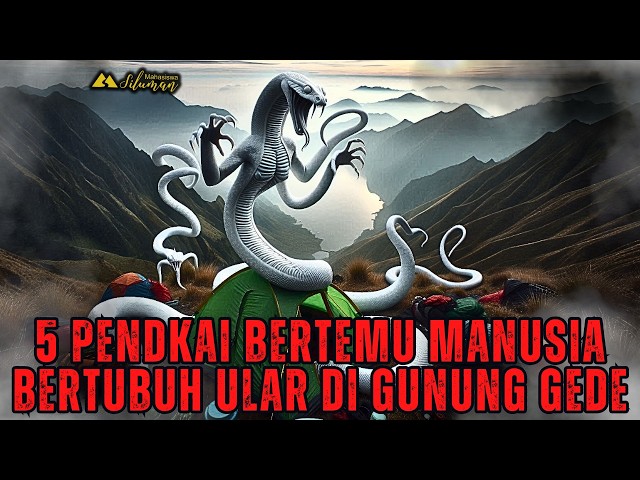 NGERI ! KISAH PENDAKI BERTEMU MANUSIA BERTUBUH ULAR  DAN NENEK PENUNGGU GUNUNG GEDE VIA SALABINTANA