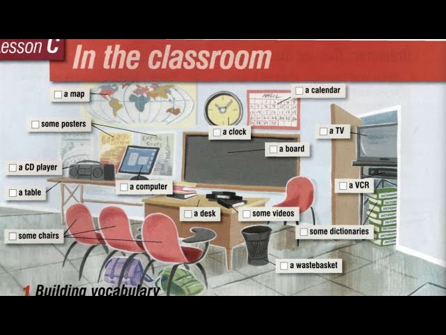 Touchstone 1 - Unit 2 (Lesson C) In the classroom.