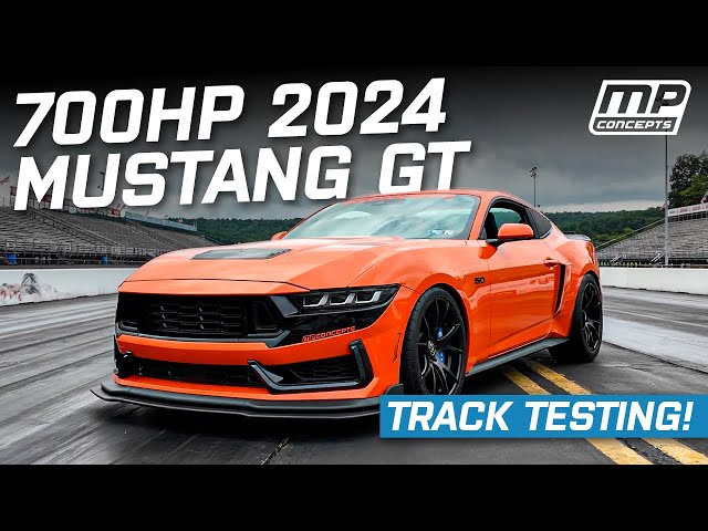 700HP Supercharged 2024 Ford Mustang GT | Taking On the Drag Strip!