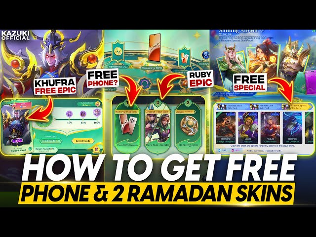 GET 2 OR MORE GUARANTEED FREE SKINS | CHANCE TO WIN A PHONE | RUBY RAMADAN EVENT