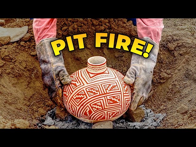 Experimental Pottery Firing: Reduced Iron Paint