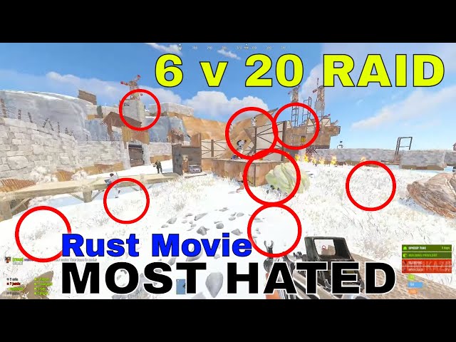 THEY CAME 20 DEEP to RAID - Rust Movie