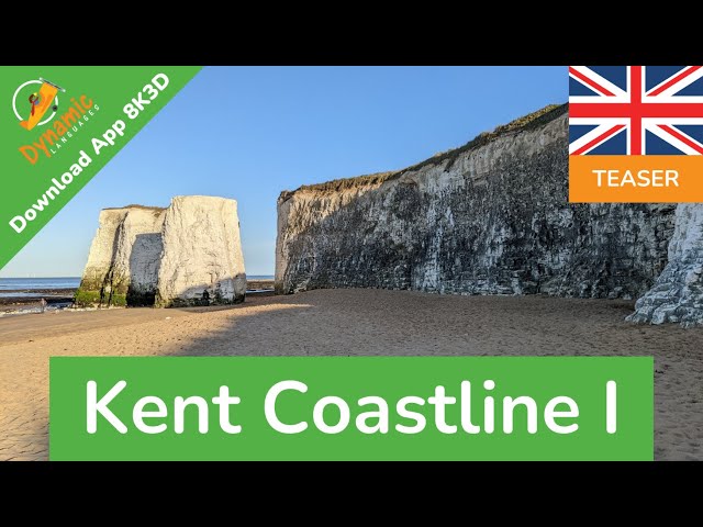 Coastline of Kent, England I 360 8K3D | DYNAMIC LANGUAGES