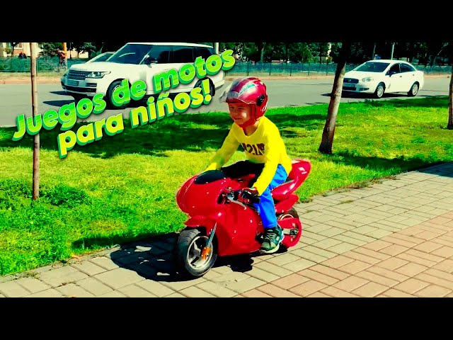 Den realiza tareas en una Moto para Niños! | Juegos de Motos para Niños!