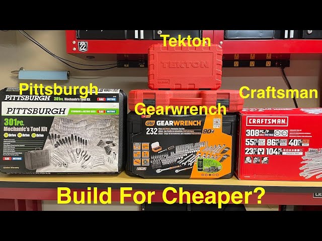 Best Mechanic's Tool Set Under $200? 2021 Gearwrench, Tekton, Pittsburgh, Craftsman