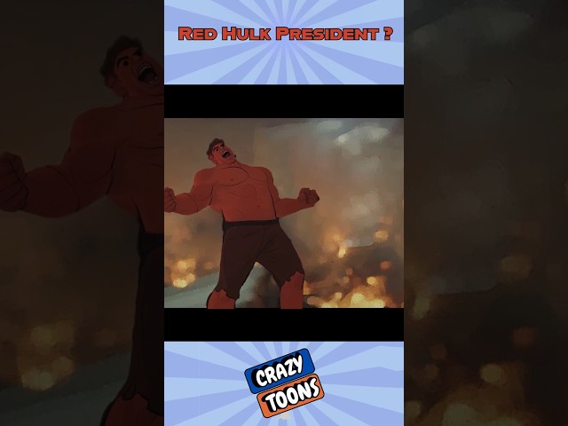 Captain America Brave New World Red Hulk President  #funny #marvel #mcu #captainamerica #redhulk