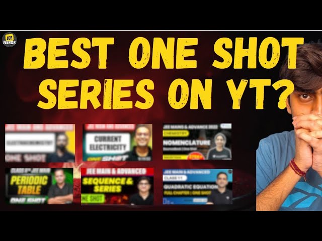 Best One Shots for Complete JEE Preparation🔥 • JEE 2025 • JEE 2026 • IIT Bombay