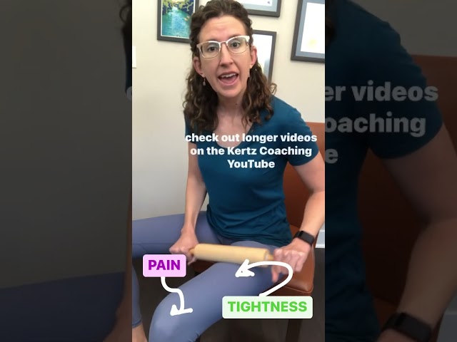 What To Do for Knee Pain & Tightness -- Avoid Stretches