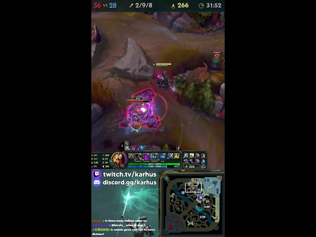 (Vertical Stream) Challenger 1200 LP Karthus Jungle / Bot League of Legends Stream