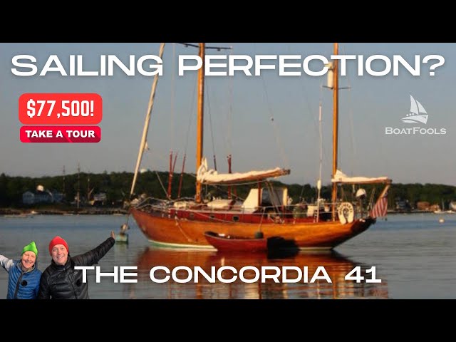 Is This The MOST BEAUTIFUL Sailboat? A Stunning 1964 Concordia 41 for $77,500 – Full Tour!