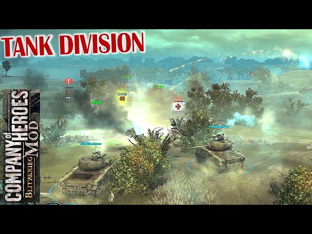 War strategy games - Company of Heroes Blitzkrieg Mod Autry revision  #tankwar #tankgame #tankbattle