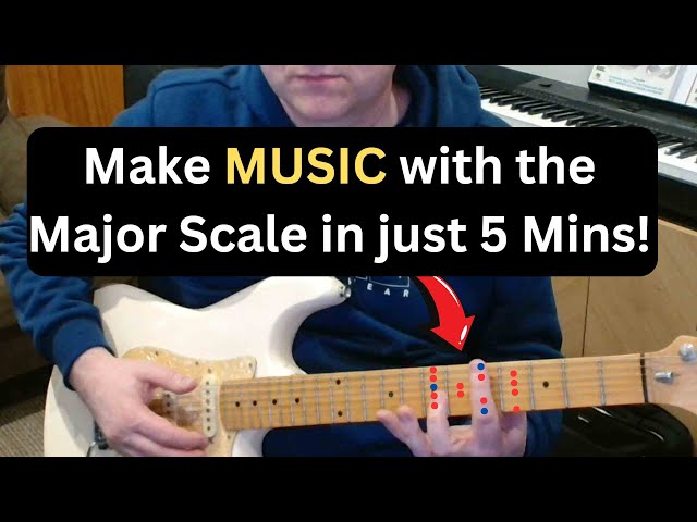 Make Music with the Major Scale So Easy! #guitarscales #leadguitar