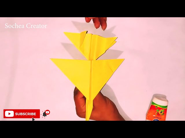 How to make easy paper airoplane - Paper airophlane #DIY || Sochea Creator