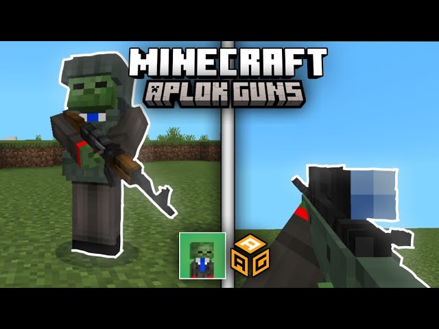 Addon guns, yang paling cocok untuk mcpe, bisa untuk survival. ‼️ #minecraft #gaming #minecraftpe