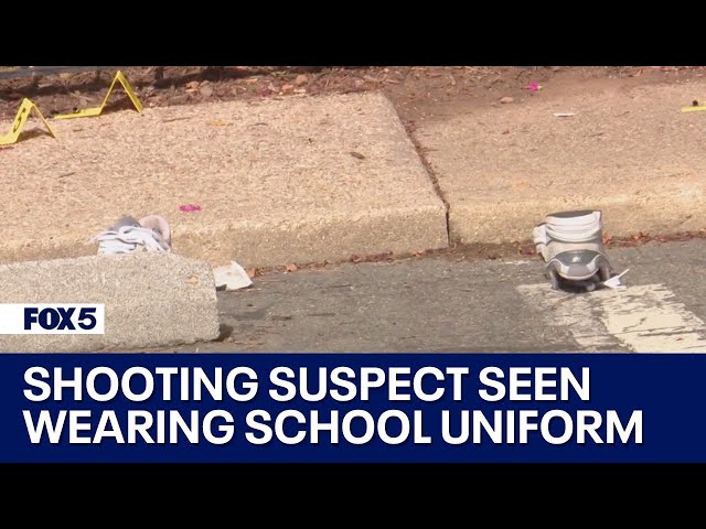 Southeast shooting suspect seen wearing school uniform