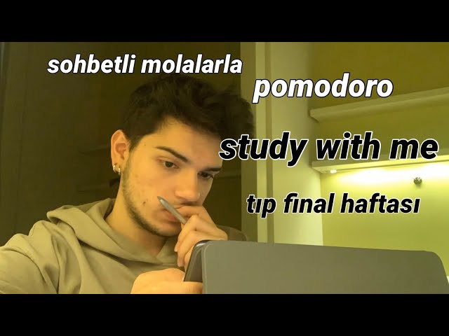 STUDY WITH ME | Tıp Finalime beraber çalışalım