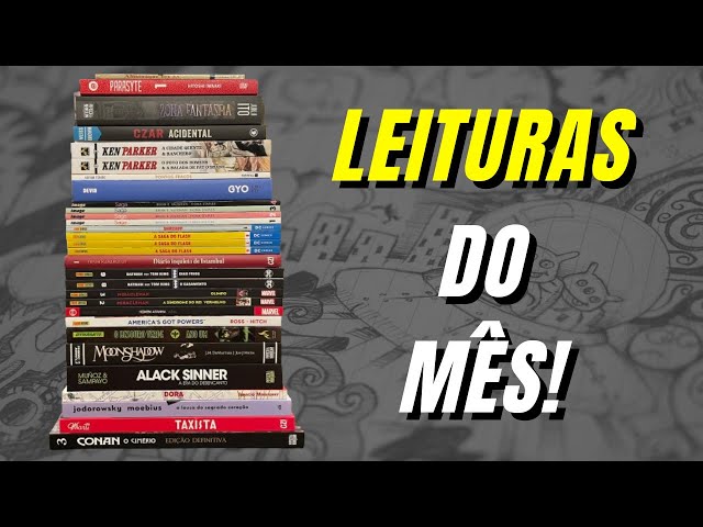 QUADRINHOS LIDOS NO MÊS DE AGOSTO!