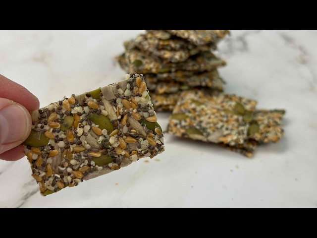 Crispy 5 Seed Crackers | No Sesame | Chocolate Option too!