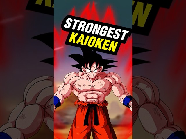 Goku's STRONGEST Kaioken EVER  #dbz #dragonball #goku