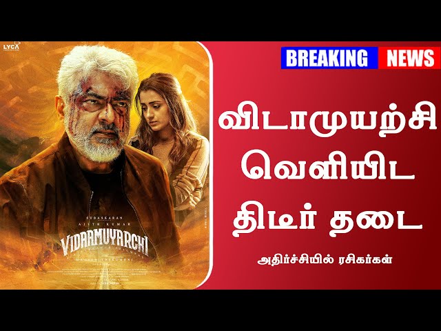 BREAKING : விடாமுயற்சி வெளியிட திடீர் தடை  |  Vidaamuyarchi Special Show | Ajith | Thala Fans